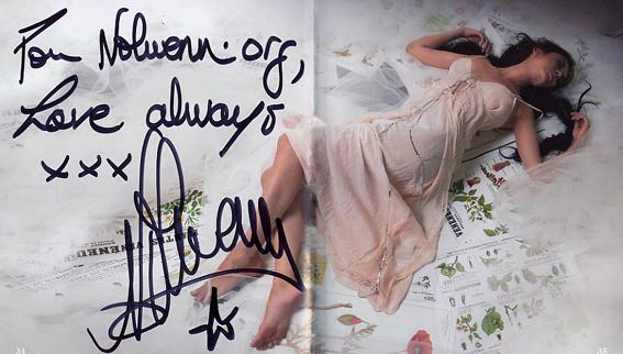 Autographe de Nolwenn